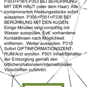 Buttersäure hochrein – 6 × 250 ml (1,5 Liter) – Laborqualität – Butyric Acid
