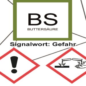 Buttersäure hochrein – 6 × 250 ml (1,5 Liter) – Laborqualität – Butyric Acid